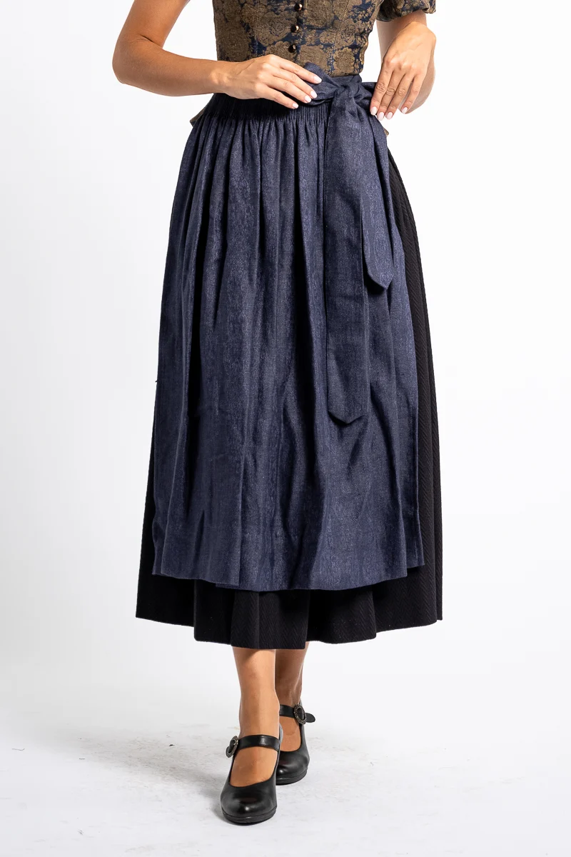Gottseidank Dirndlschürze A005357 blau