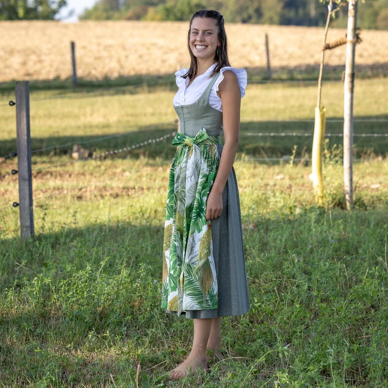 Baumwoll-Dirndlschürze Tilda