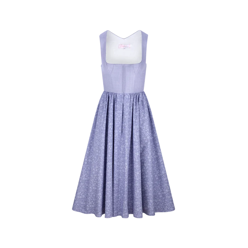 Midi Dirndl Josefine in Flieder