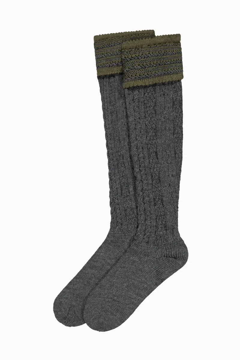 Gottseidank Trachtenstrümpfe Partnach Asphalt Bronze