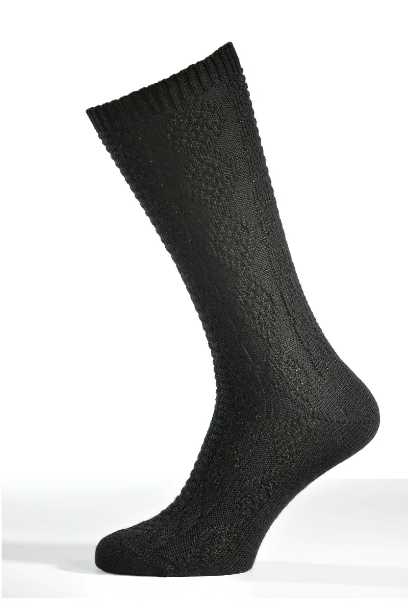 Luise Steiner Trachtensocken 1620-30 schwarz