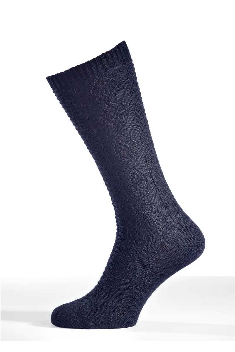 Luise Steiner Trachtensocken 1620-31 marine