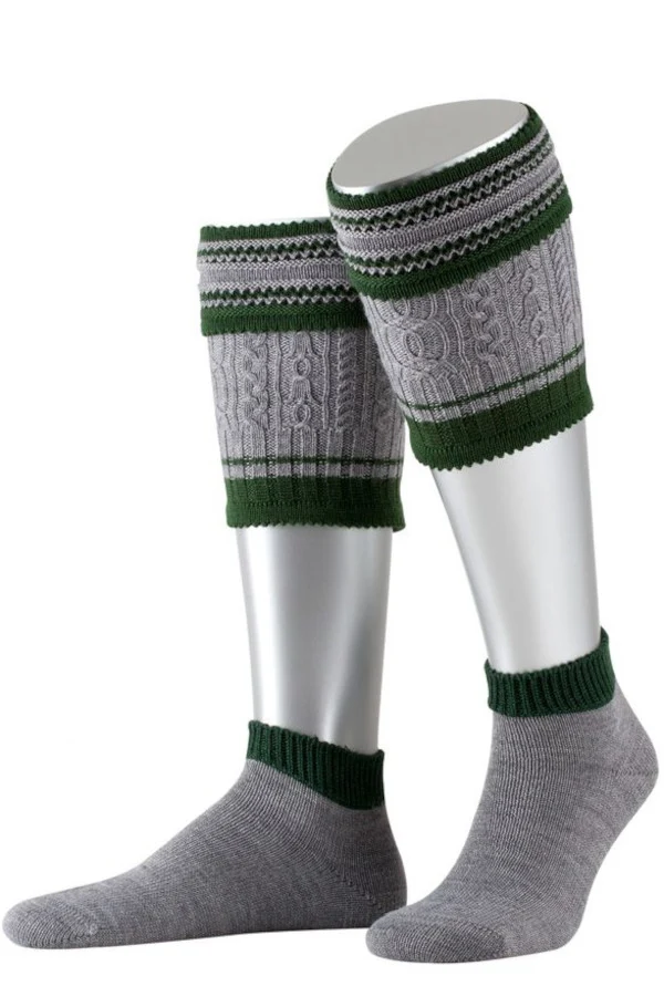 Lusana Loferl-Set L2451 mittelgrau/tanne