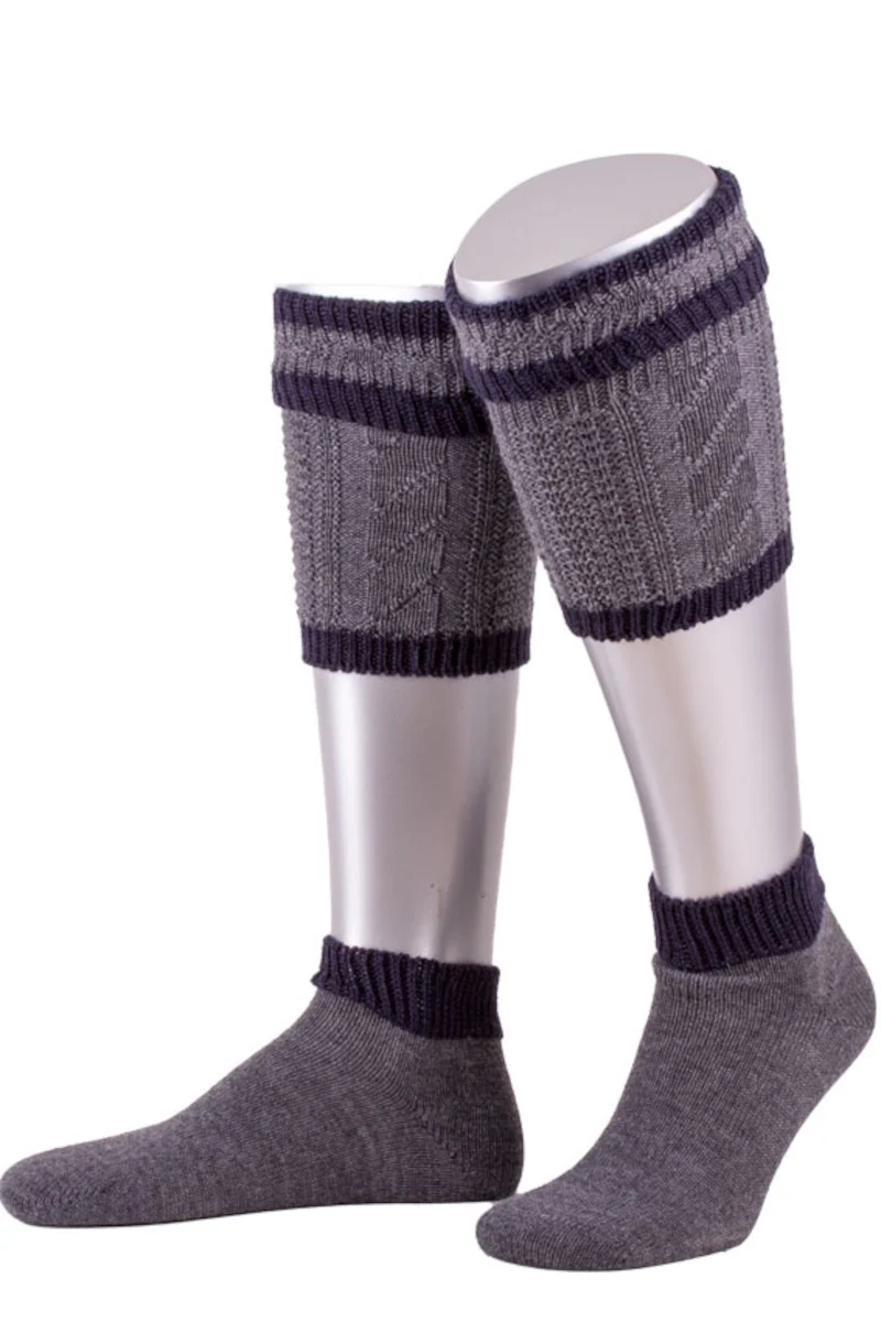 Lusana Loferlset L479 grau/marine