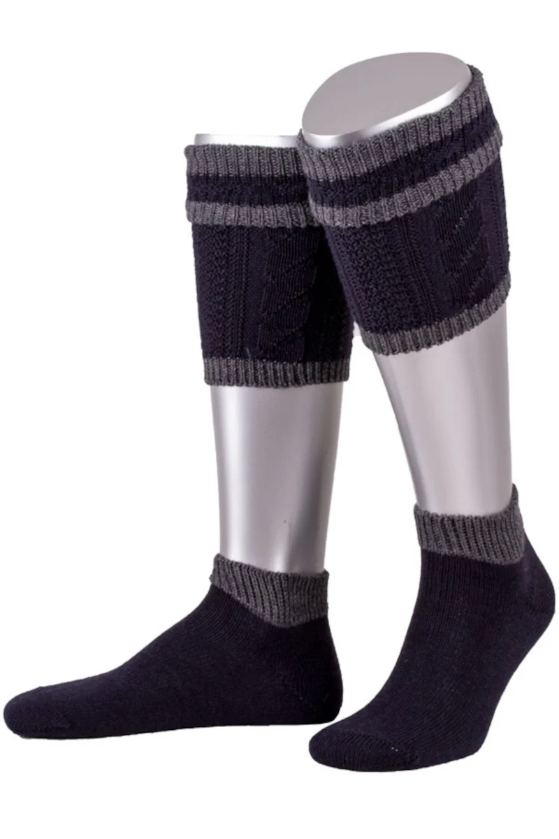 Lusana Loferlset L2451 Marine/Grau