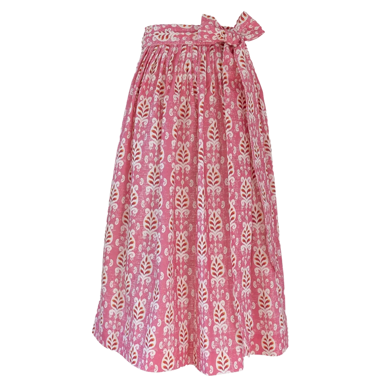 Baumwoll-Dirndlschürze "Leni Rosé"