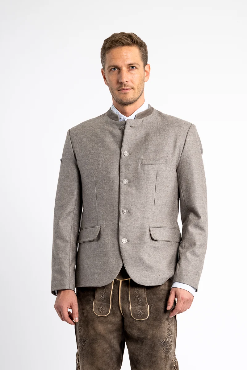 Almliebe Trachtenjanker Strizzi Taupe