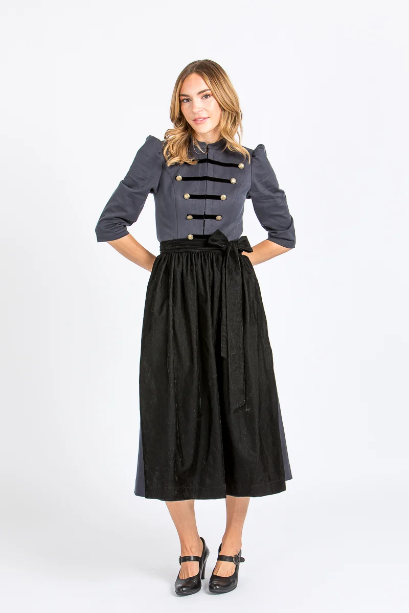 Almliebe Ärmeldirndl Leona blau