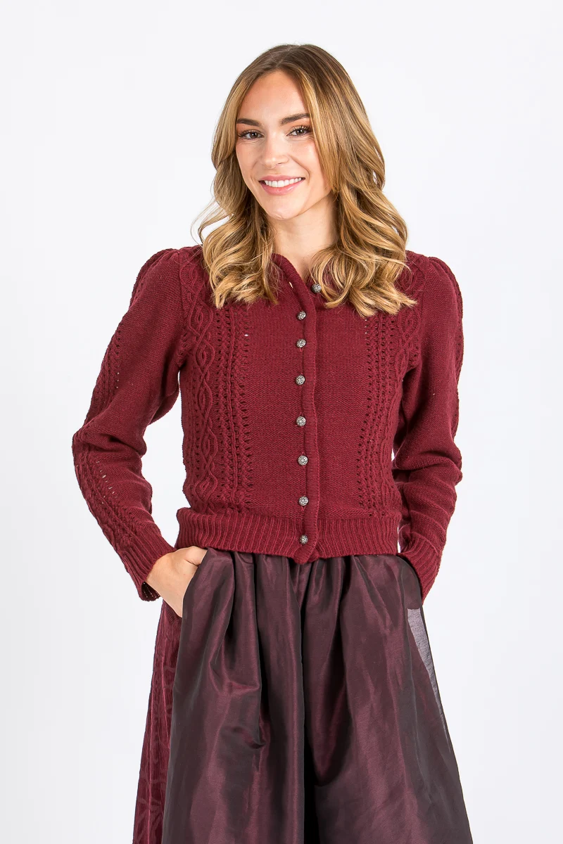 Berwin & Wolff Strickjacke 16226 bordeaux