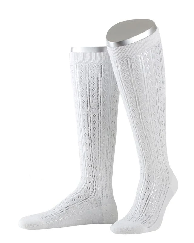 Lusana Damen Strümpfe L6665-26 weiß