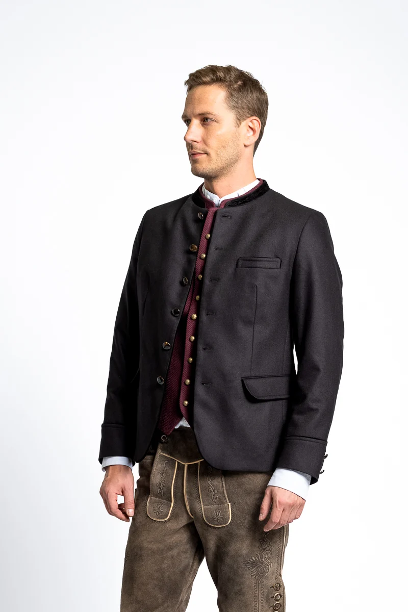 Gottseidank Trachtenjanker Helmut A005577 schwarz