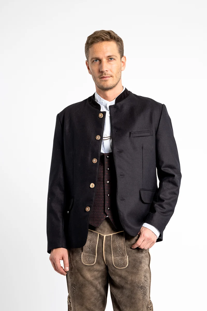 Almliebe Trachtenjanker Strizzi Schwarz