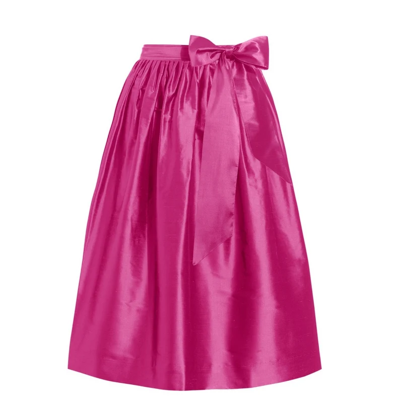Seiden-Dirndlschürze Viktoria Pink