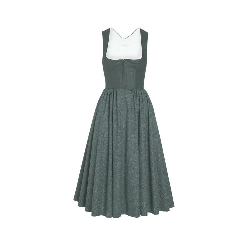 Midi Dirndl Josefine in Schiefergrau