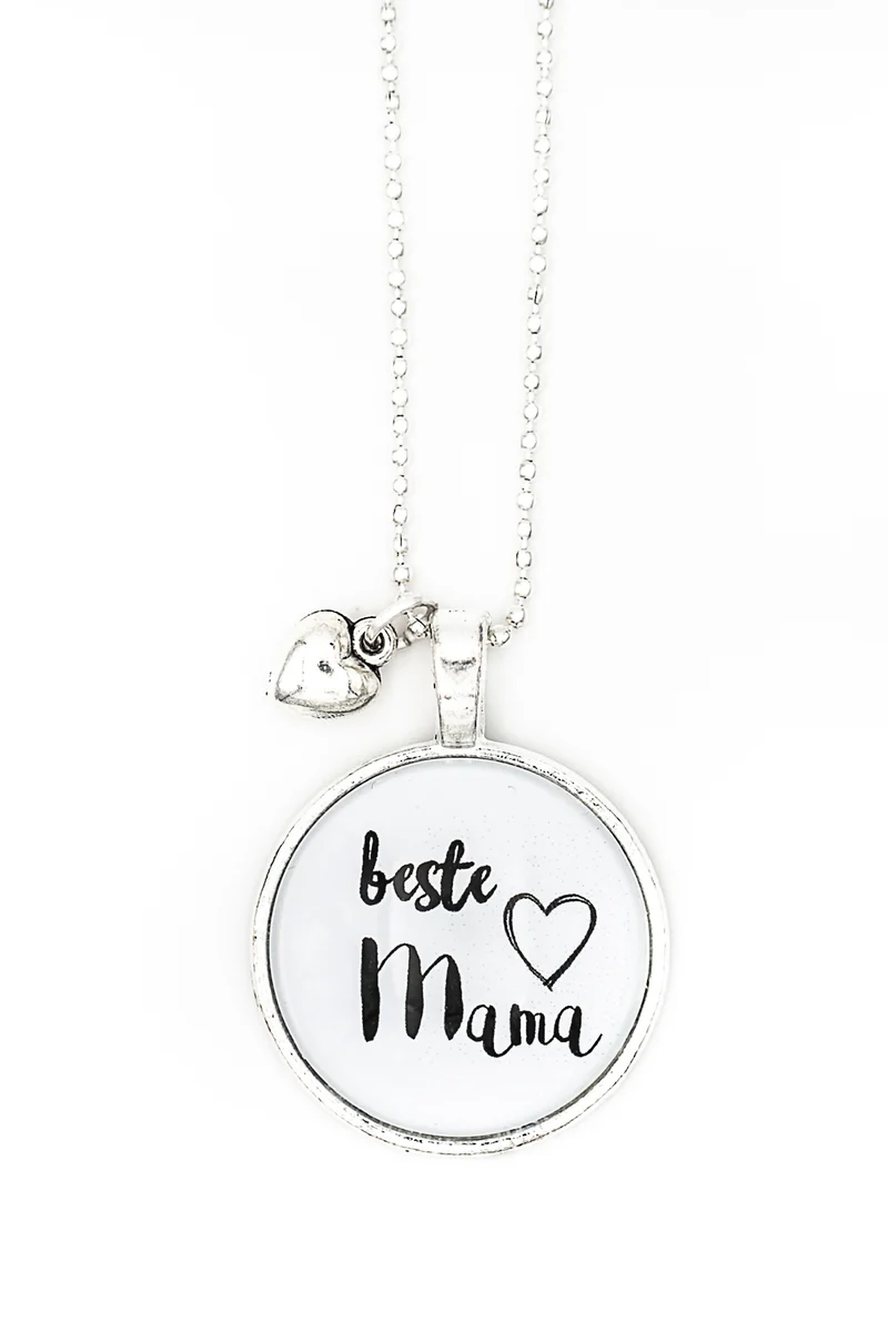 handg'macht mit Liebe Kette beste Mama