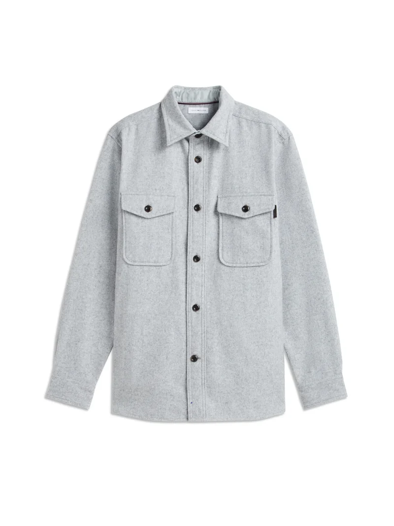 Overshirt Regular Fit aus Wollmix