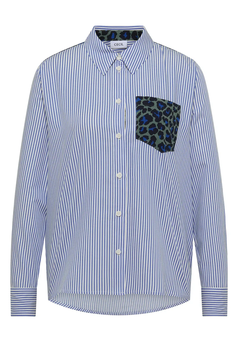 Bluse aus Baumwollmix