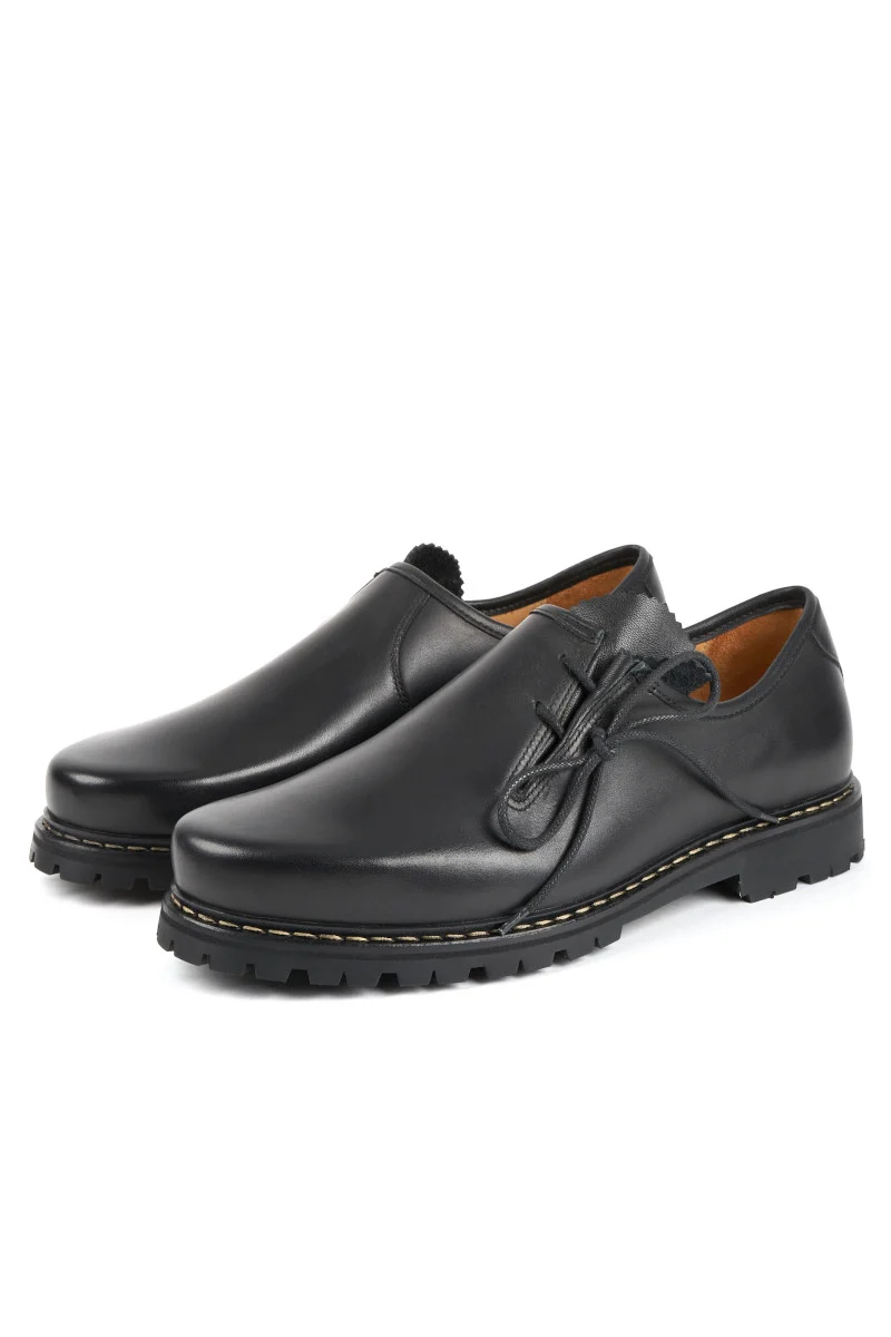 Dirndl & Bua Haferlschuh Rindbox Schwarz