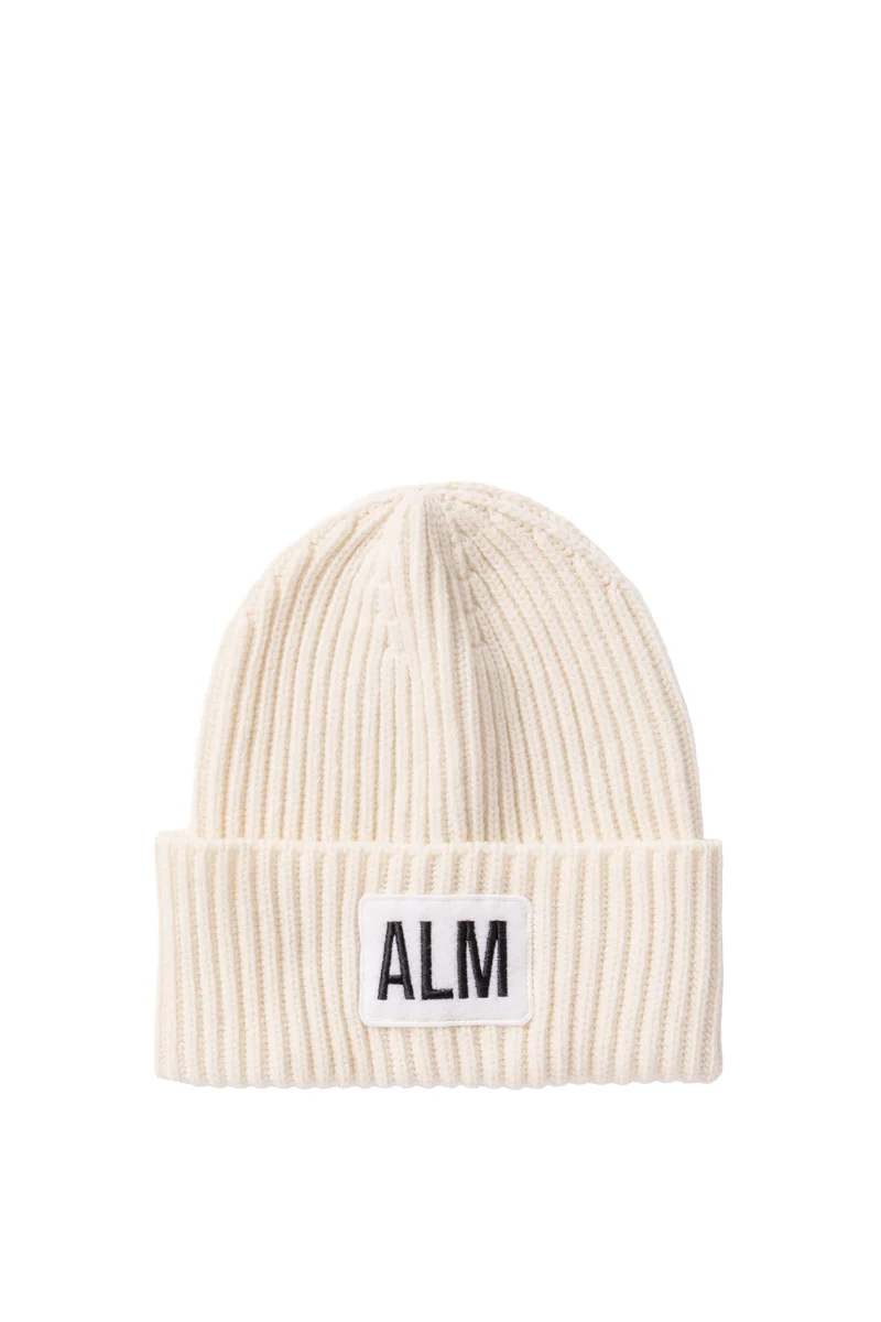 Almliebe Kaschmir Mütze High offwhite
