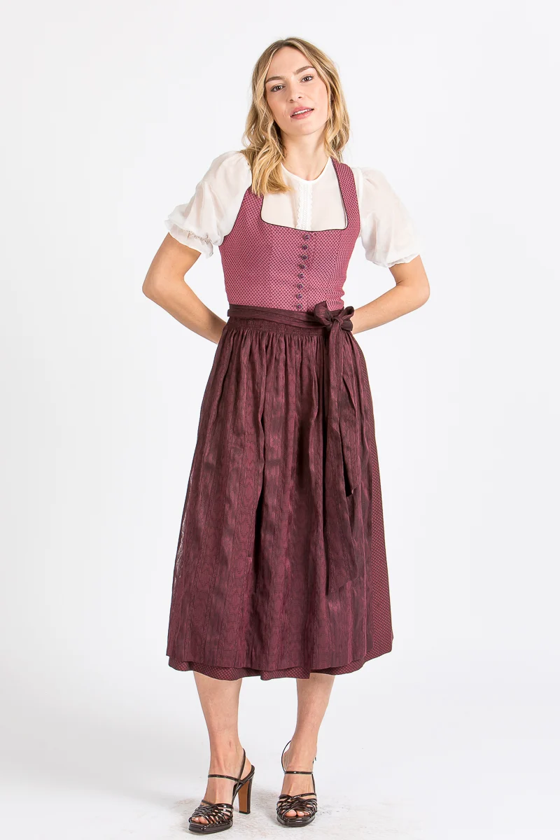 Wenger Dirndl Isolde bordeaux