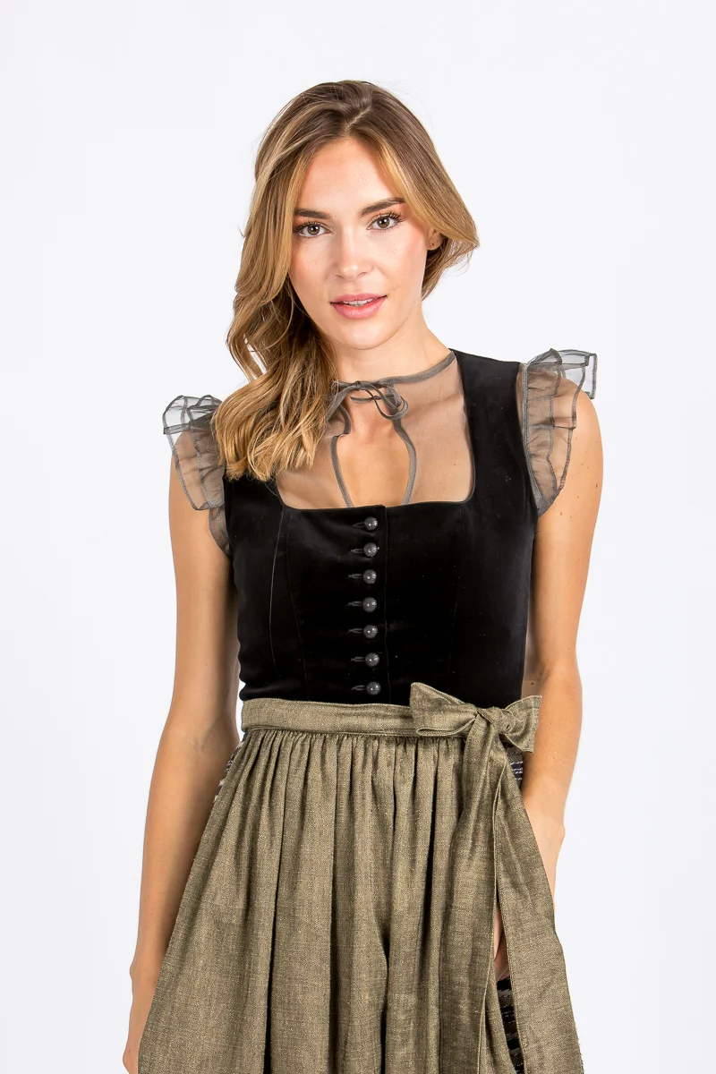 Wenger Dirndlbluse Christina haselnuss