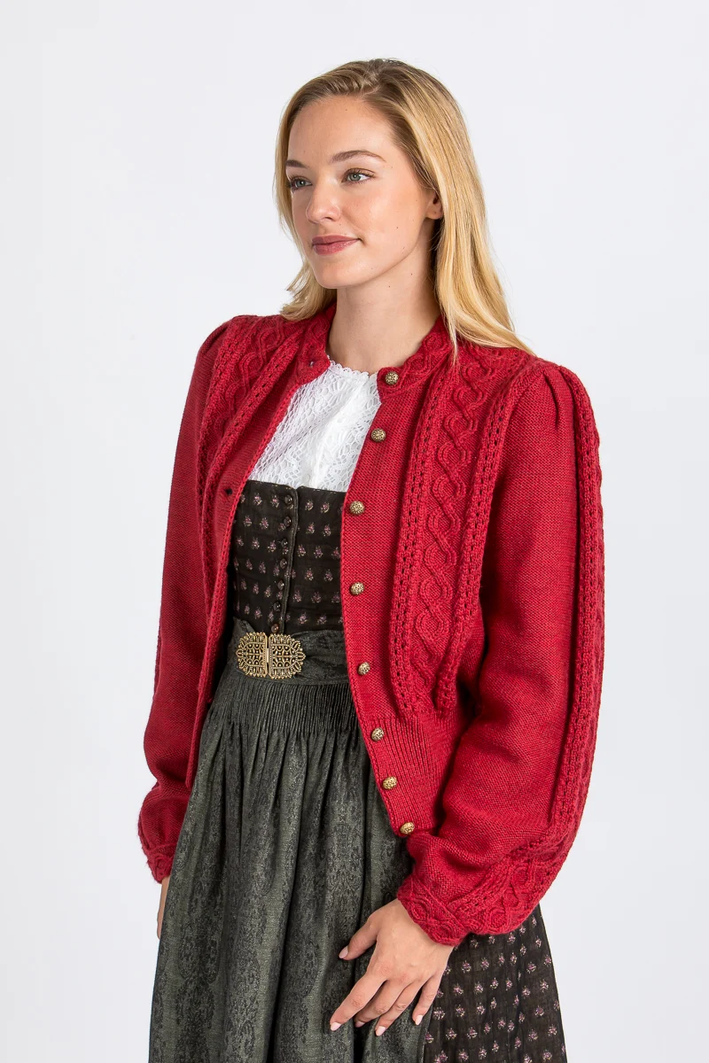 Gottseidank Strickjanker Lea rot