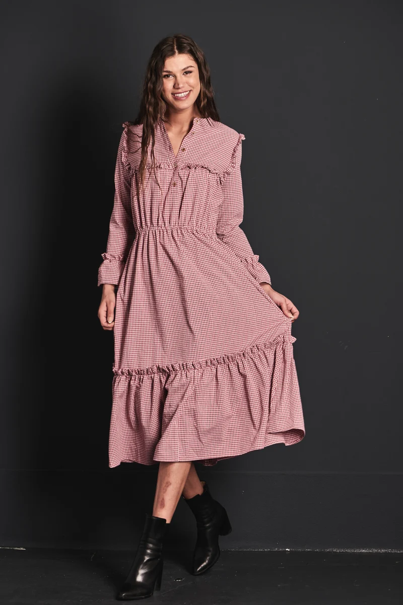 Felicitas Trachtenkleid Karola rot