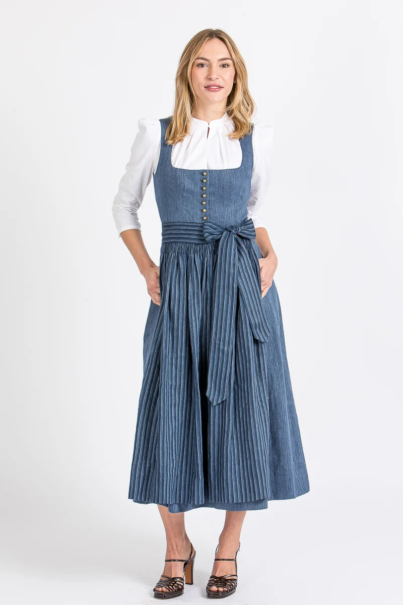 Gottseidank Dirndl Monika mao blau