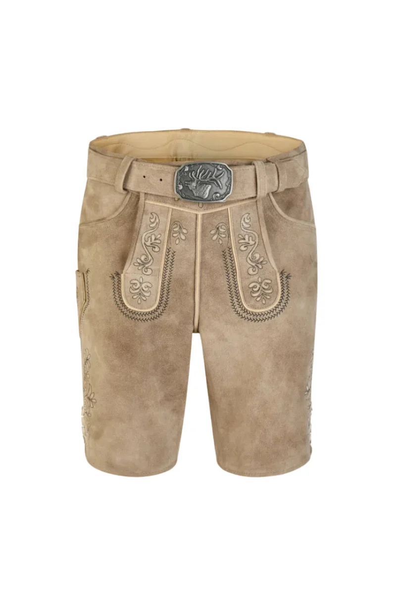 Kurze Spieth & Wensky Lederhose Hermes Linde Schwarz
