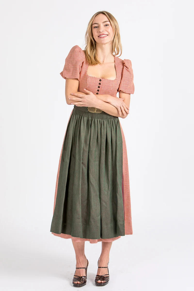 Gottseidank Ärmeldirndl Laura hagebutte oliv