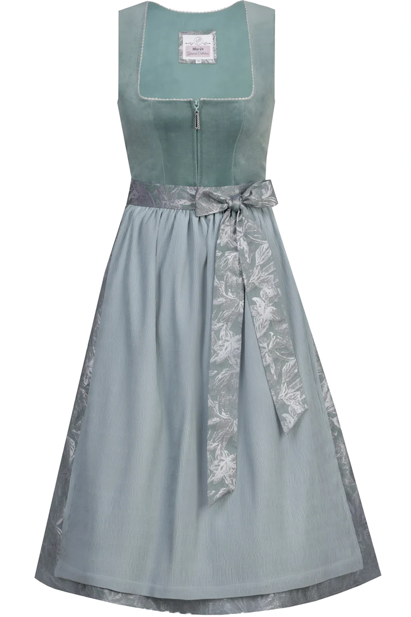 Samtdirndl - jade cloud