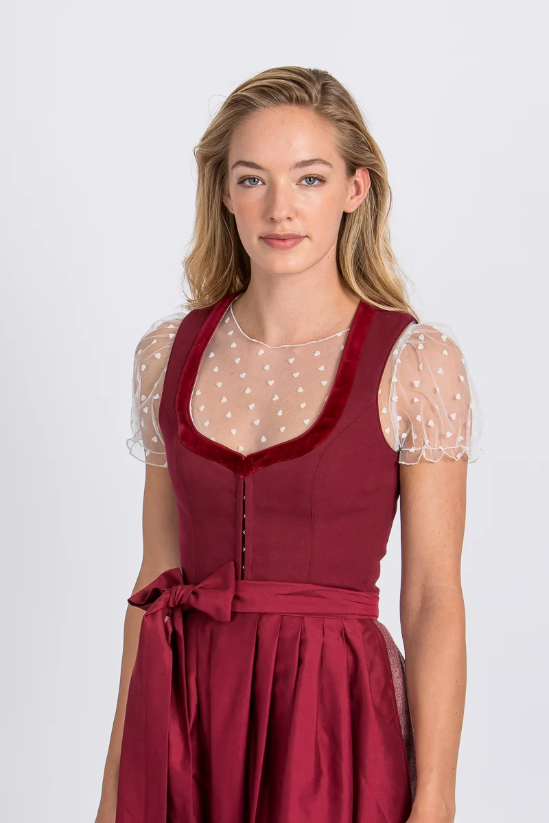Heimatglück Dirndlbluse Lisbeth weiß