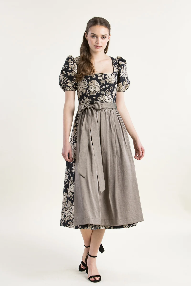 Almliebe Dirndl Rosmarie blau
