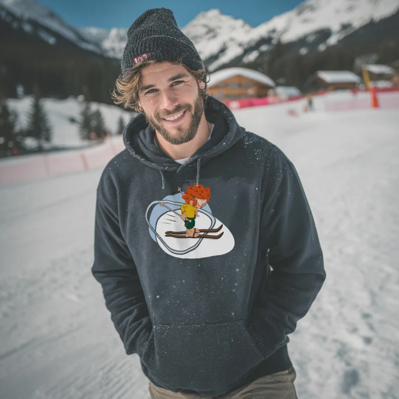 ®Pumuckl Hoodie Skifahren