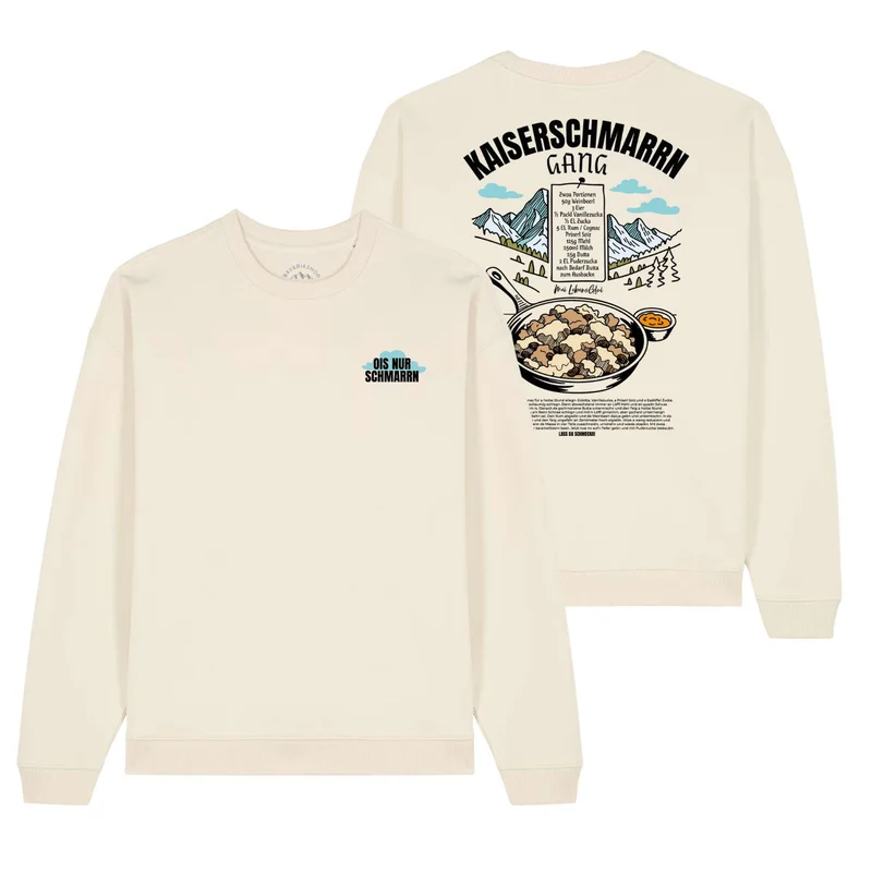 Unisex Rezept Pullover "Kaiserschmarrn Gang"