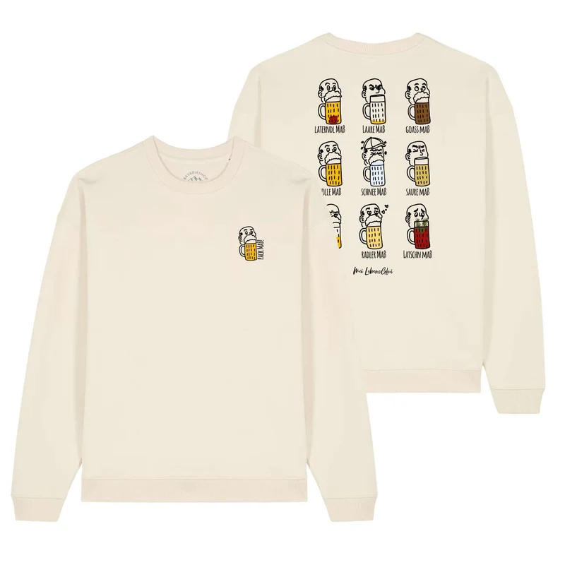 Unisex Rezept Pullover "Pack Maß"