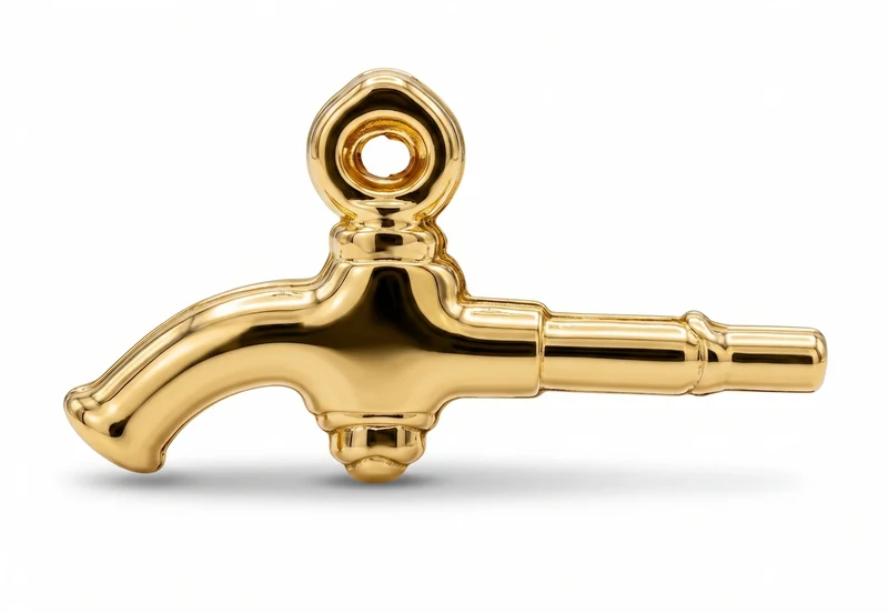 Zapfhahn Pin gold – Bierhahn Trachten-Anstecker