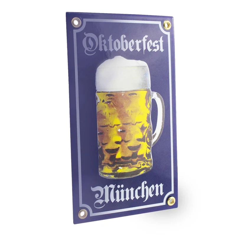 Emaille-Schild "Oktoberfest München"
