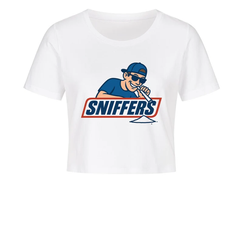 "Sniffers" Cropped Tee | Party Shirt