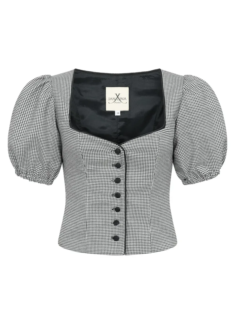 TRACHTENMIEDER PEPITA LOVE SCHWARZ/ WEISS