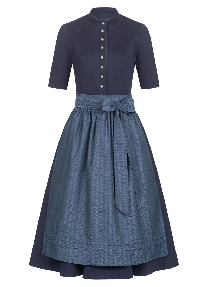 STRETCH DIRNDLKLEID CLASSY STEHKRAGEN 3/4 ARM MARINE