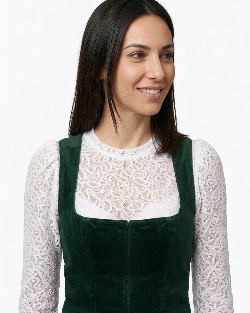 Hammerschmid Spitzen Dirndlbluse Alina weiß