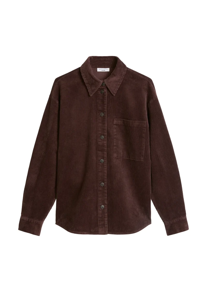 Cordbluse Relaxed-Fit