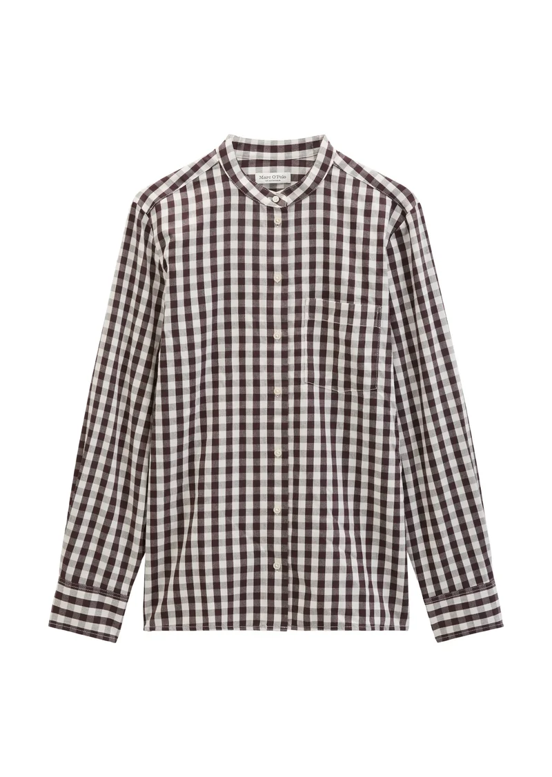 Bluse kariert im Regular-Fit