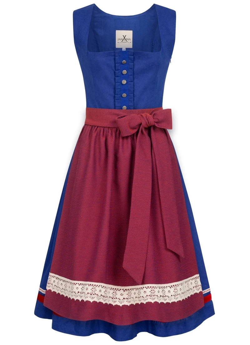LEINENDIRNDL LIMITED EDITION 2023 TEGERNSEE TRADITION ENZIAN/ ROT