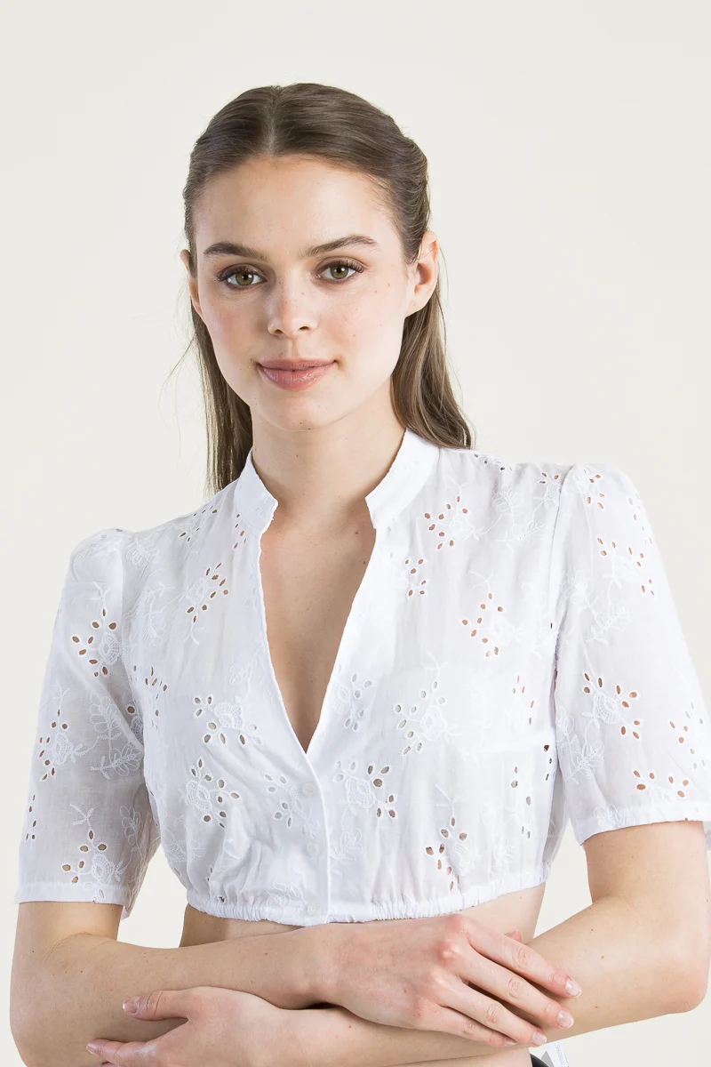 Hammerschmid Dirndlbluse Anja weiß