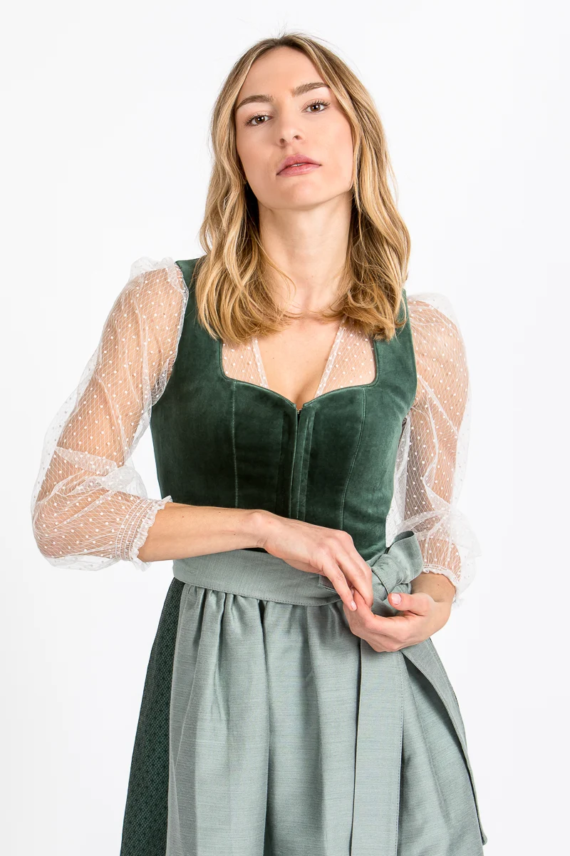 Gottseidank Dirndlbluse Nela Spitze