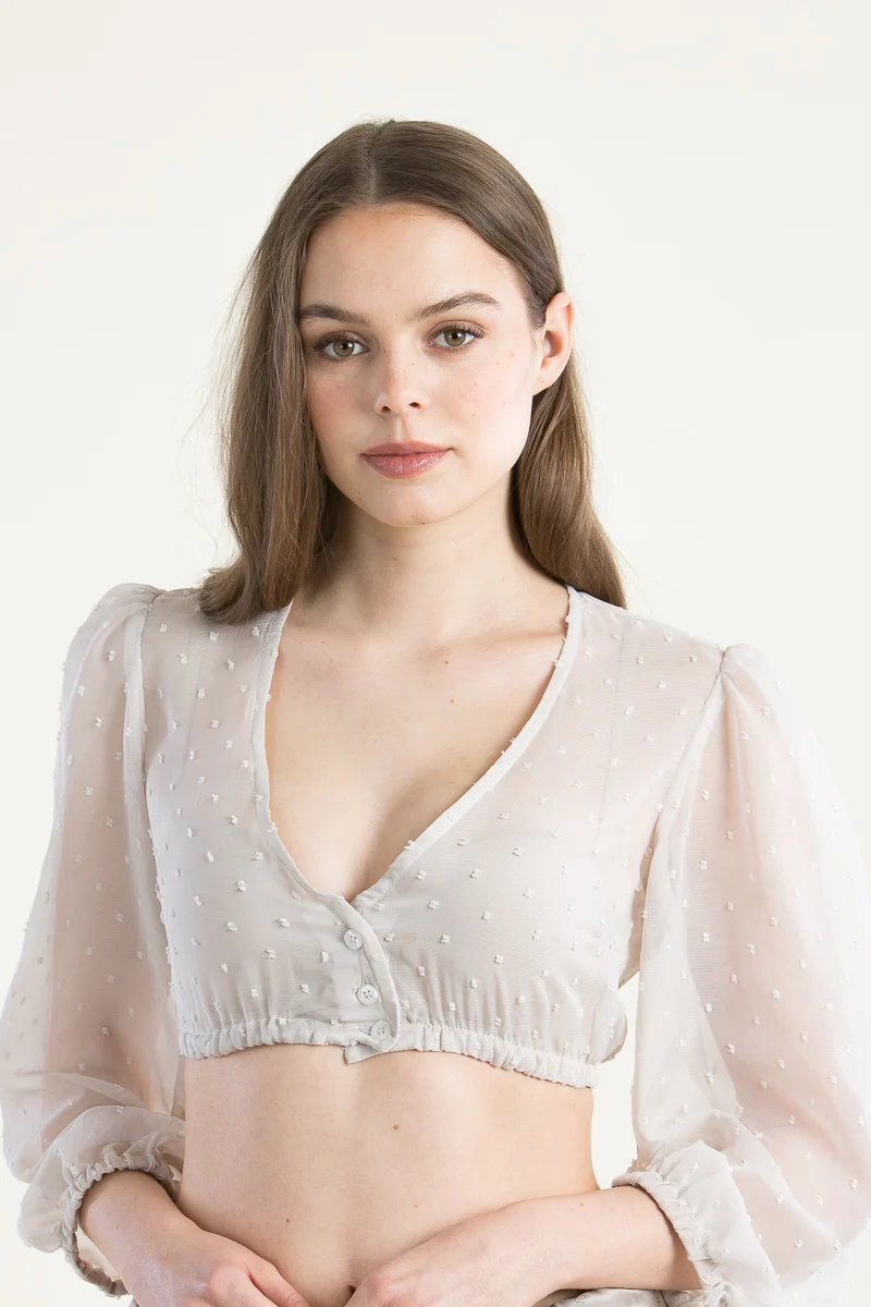 Alissa by Kinga Mathe Dirndlbluse Lea puder