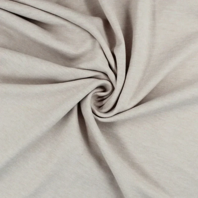 Jersey Uni | Sandbeige meliert Nr. 520