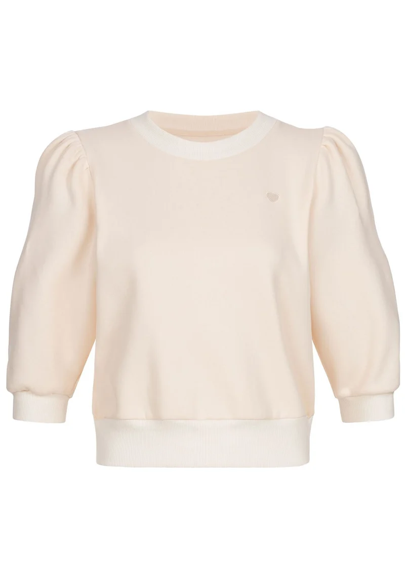 HEART SWEATER ECRU